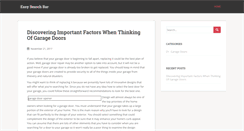 Desktop Screenshot of easysearchbar.com